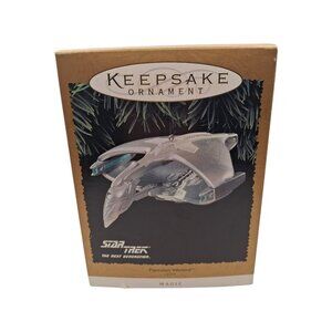 1995 Hallmark Ornament Star Trek The Next Generation Romulan Warbird New